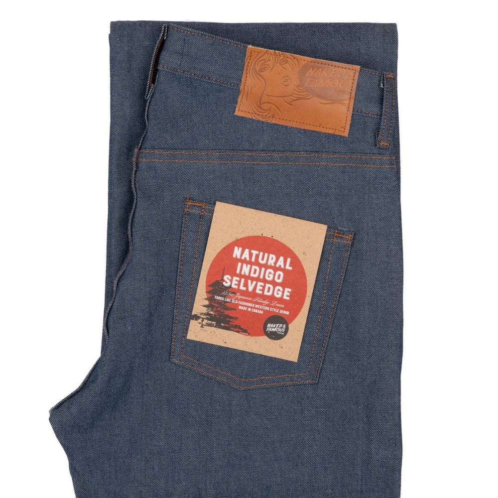 Naked & famous-Strong guy fit  (Size 31) Raw Selvedge denim Japanese